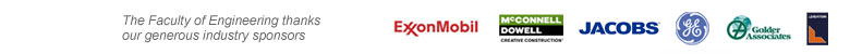 The Faculty of Engineering thanks our generous industry sponsors.